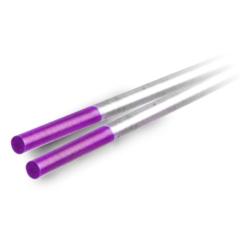 Electrodo de Tungsteno Morado 1/8" x 7" (Caja con 10 Piezas)