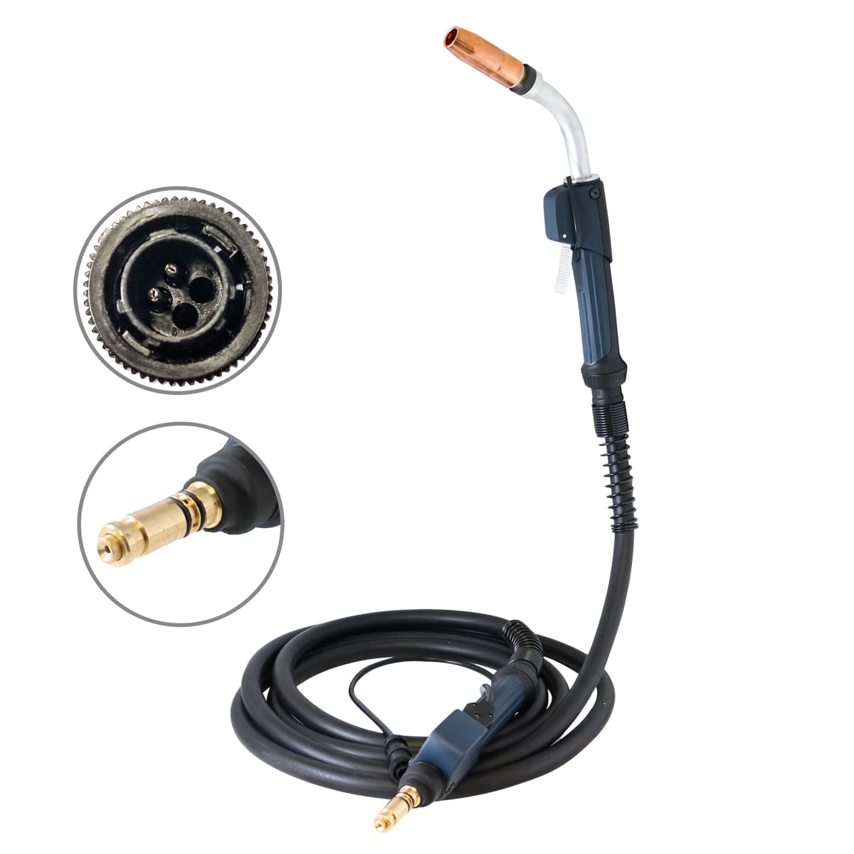Antorcha MIG Tipo Tregaskiss 400A con Conector Tipo Lincoln | Z-65680