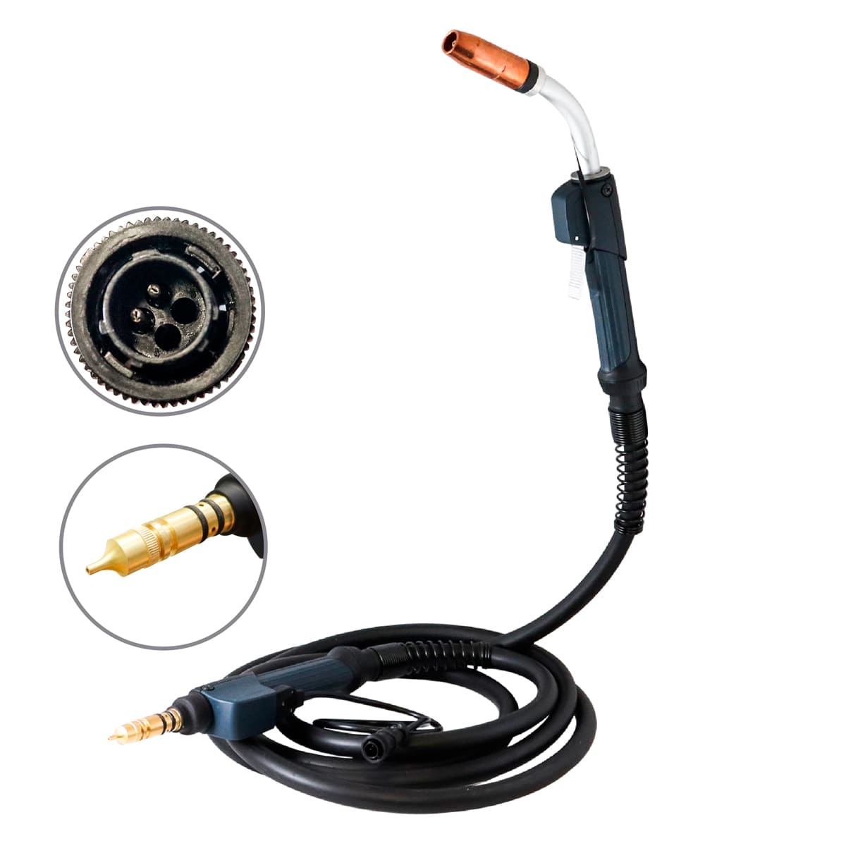 Antorcha MIG Tipo Tregaskiss 400A con Conector Tipo Miller | Z-65685