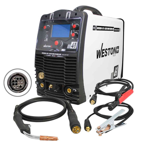 MULTIPROCESO 4EN1 AC/DC MMA/TIG/MIG 200A 220V-Z-67100