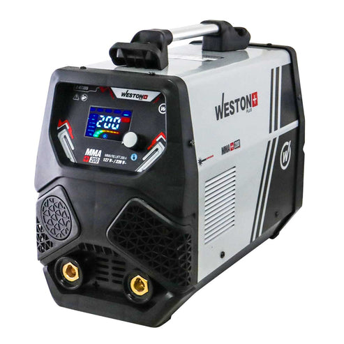 Soldadora Inversora 200A Dual Voltaje Con Lift TIG e IGBT