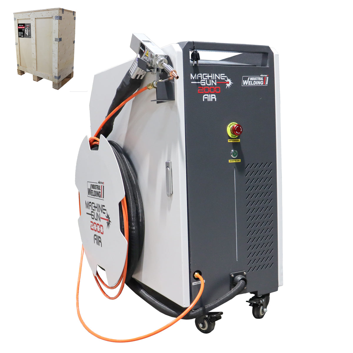 Soldadora Láser 2000W MIG por Aire 220V Integrado Machine Gun 2000 | Z-67225