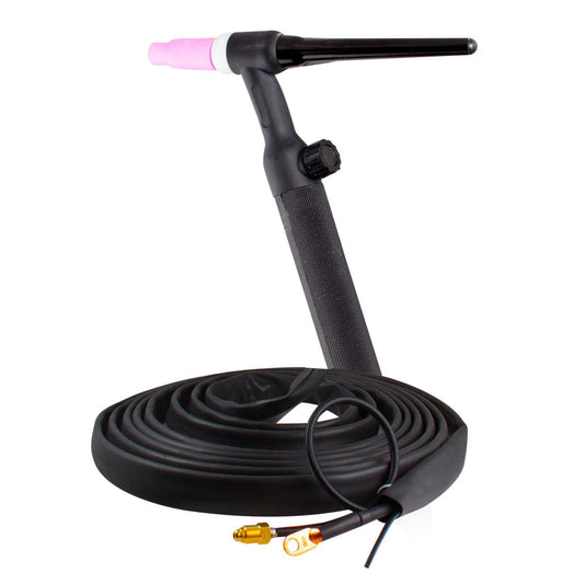 Antorcha TIG S26 con Válvula 25ft Flexible con 2 Cables WP-26FV-25-2 | Z-68050