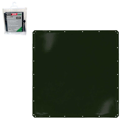 Cortina para Soldar Verde 6’ x 6’ | Z-68305