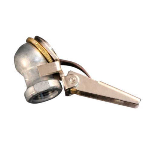 Válvula Para Inflar Sencilla 1/4" NPT Con Clip Mod 698BK | ZH-00715