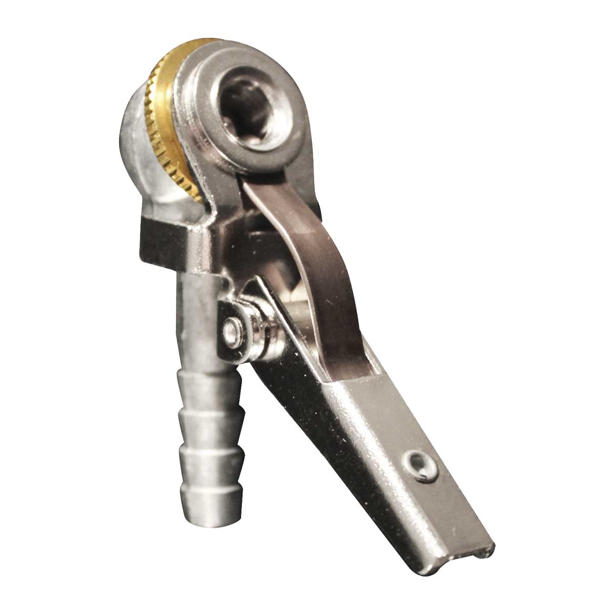Válvula Para Inflar Sencilla 1/4" NPT Con Espiga Mod 694 | ZH-00718