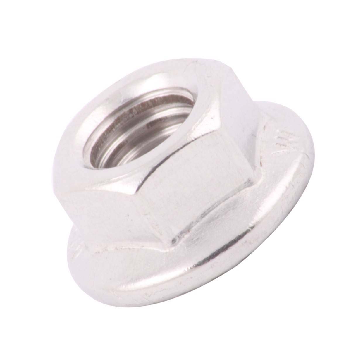 Tuerca Hexagonal de Acero Inoxidable con Arandela Dentada M8-1.25 | ZK-30124-C