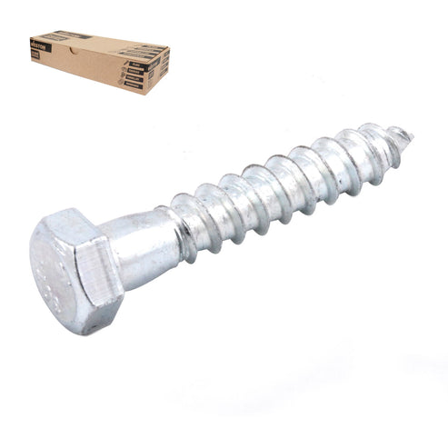 Tornillo Hexagonal Galvanizado Para Madera 5/16" x 4" | ZN-01066-C