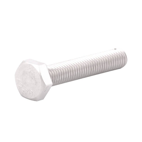 Tornillo Hexagonal Estándar Acero Inoxidable Tipo 304 M8-1.25 x 55mm Rosca Completa | ZN-30346