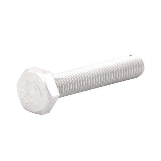 Tornillo Hexagonal Estándar Acero Inoxidable Tipo 304 M16-2.0 x 85mm Rosca Completa | ZN-30432